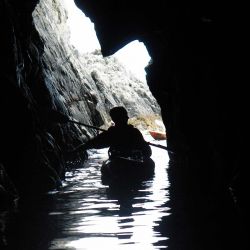 exploring caves